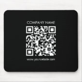 QRコードを瞬時に作成するモダンデザイン マウスパッド (正面)