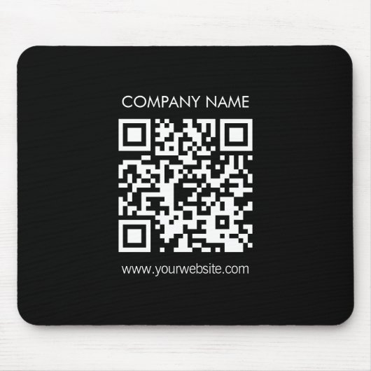 QRコードを瞬時に作成するモダンデザイン マウスパッド (正面)