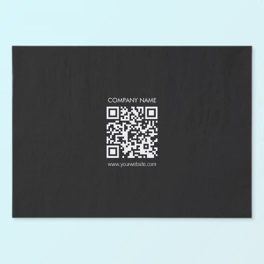 QRコードを瞬時に作成するモダンデザイン 薄葉紙