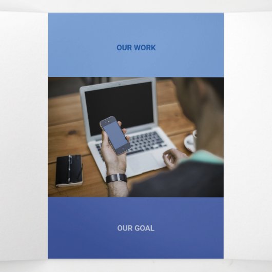 Qrコードを除いたブルートーンの種類 三つ折りカード (内部中)