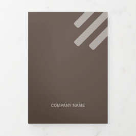 Qrコードを除いた茶色の色調の種類 三つ折りカード