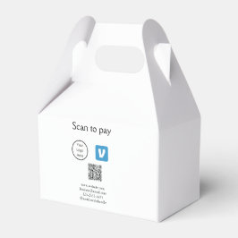 QRコードをVenmoでスキャンして支払うためにロゴを追加 ソーシャルメディア フェイバーボックス