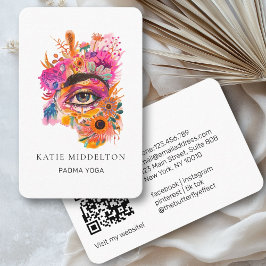 QRコードアイヨガ霊気ウェルネス 名刺