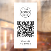 QRコードアクセス管理 | オフィスロゴをスキャンして入室 ウィンドウサイン (シート2)