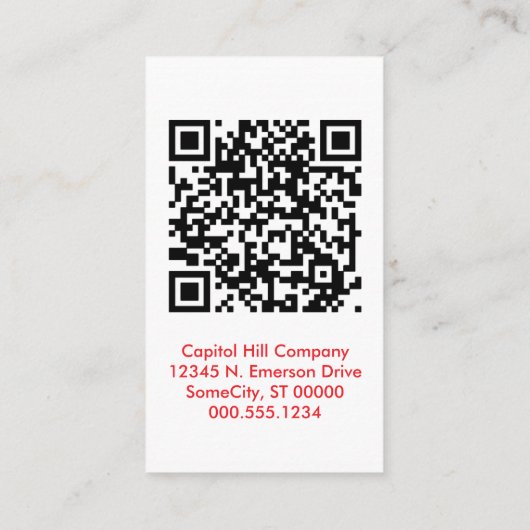 qrコードアポイントメントrainbowBurst 予約カード (裏面)