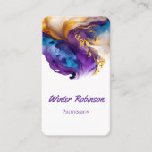 QRコードアルコアートーインクゲート 名刺 (正面)