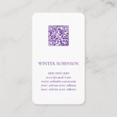 QRコードアルコアートーインクゲート 名刺 (裏面)