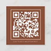 QRコードアースモダントーンプロフェッショナル事業 紹介カード (裏面)