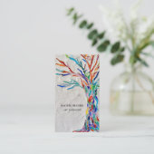 QRコードアートセラピスト名刺 名刺 (スタンド正面)