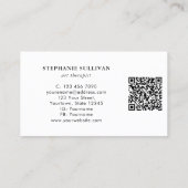 QRコードアートセラピスト 名刺 (裏面)