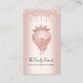 QRコードイチゴバラ金ゴールドドリップ菓子 名刺 (正面)