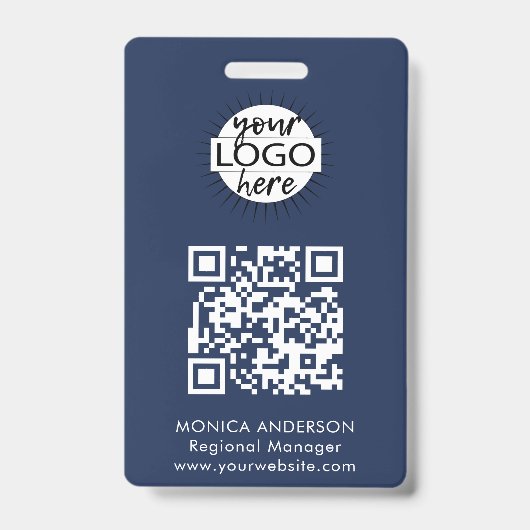 QRコードイベントバッジ バッジ (Front)