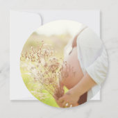 QRコードウッド男女兼用ベビーユニークシャワー セーブザデート (裏面)