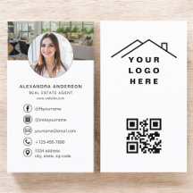 QRコードエステート実在エージェントのフォトロゴ