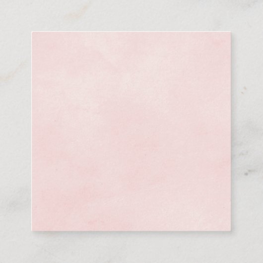 QRコードオンラインRSVPピンク結婚のエンクロージャカード エンクロージャーカード (裏面)