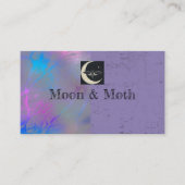 QRコードカスタムでテクスチャ処理された2トーン 名刺 (正面)