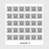 QRコードカスタムシール シール (シート)