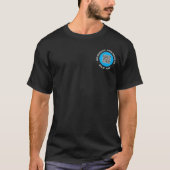 QRコードカスタムテキストTシャツ例 Tシャツ (正面)