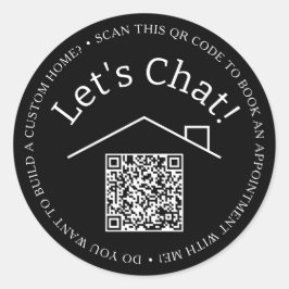 QRコードカスタムマーケティングラウンドステッカー ラウンドシール