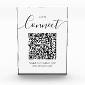 QRコードカスタム企業名を接続する フォトブロック (正面)