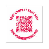 QRコードカスタム文字パーソナライズされた自己インク入力スタンプ セルフインキングスタンプ (デザイン)