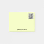 QRコードカスタム文字Post-it®ノートの例 ポストイット (正面)