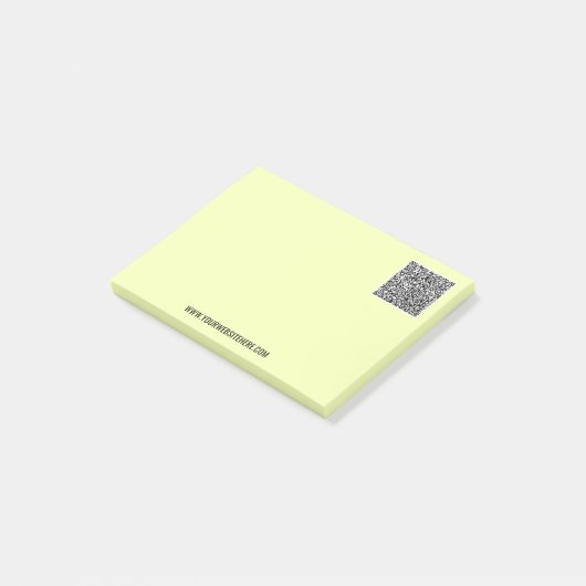 QRコードカスタム文字Post-it®ノートの例 ポストイット (アングル)
