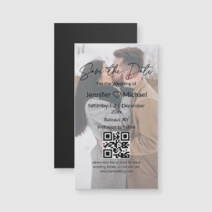 qrコードカップル写真の磁石の日付を保結婚存する