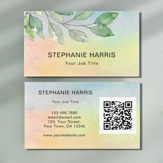 QRコードカラフル名刺 名刺