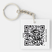 QRコードキーチェーン キーホルダー (正面)