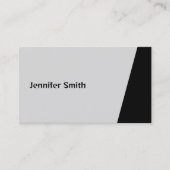 Qrコードクラスグレーモダンアーティスト 名刺 (正面)