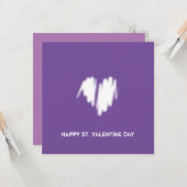 QRコードクリーンモノクロモダンクラスビー カード (正面/裏面インサイチュ)