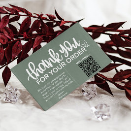 QRコードクーポンを挿入 名刺