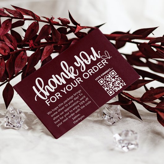 QRコードクーポンを挿入 名刺