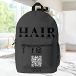 QRコードクールヘアスタイリスト化粧品プロフェッショナル プリントバックパック<br><div class="desc">私たちのクールQRコードヘアスタイリスト化粧品プロフェッショナルプリントバックパック – 美容師や化粧品ファンのための究極の旅行コンパニオン。この機能スタイリッシュ的なバックパックは、外出先での髪のプロフェッショナルと美容学の学生のニーズを満たすように設計されている。旅行デザインで作らフレンドリーれ、専用のコンパートメントとポケットを備え、あなたの基本的なヘアツールや機器を安全に輸送する。バックパックは、必要なツールに対応するように設計されており、スタイリングの日に必要な全てのものを持っていることを保証する。ハサミや櫛からスタイリング製品まで、このバックパックはあなたのツールを整理し保て簡単にアクセスできる宇宙を持っている。ソーシャルメディアのプロファイルにリンクされた組み込みのQRコードを使用して、デジタル時代で際立つ。ヘアスタイリングのポートフォリオを紹介し、クライアントと接続し、オンラインのプレゼンスを簡単に拡大。このバックパックは、美容学の学生がプロフェッショナルの旅に乗り出す理想的な卒業ギフトを作る。実用的スタイリッシュで、それは彼らの毎日のルーチンの不可欠な部分になる。黒いお洒落デザインとプロフェッショナルtouchは、仕事が行き来する場所でステートメントを作成することを保証する。旅行ギアをアップグレードし、QRコードモダンヘアスタイリスト化粧品プロフェッショナルプリントバックパックを使用してクール、ヘアスタイリングへのアプローチを提示する。組織を維持し、声明をはっきりした作成し、ソーシャルメディアの存在を日常のプロフェッショナル生活に簡単に統合する。ヘアスタイリストのためのスタイルと機能の完璧なブレンドを体験するモダン今すぐ注文。</div>