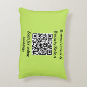 QRコードサロン事業推進カスタム アクセントクッション (裏面(縦))