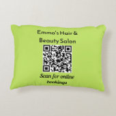 QRコードサロン事業推進カスタム アクセントクッション (裏面)