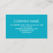 QRコードサークルロゴ名刺 名刺 (裏面)