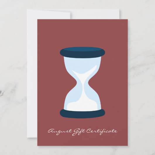 QRコードサービスのノート威厳があるギフト証明書 (正面)