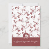 QRコードサービス注ヘアスタイリストギフト証明書 (正面)