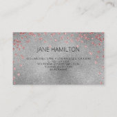 QRコードシルバー 名刺 (裏面)