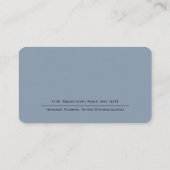 QRコードシンプルモダンクリーンプロフェッショナル 名刺 (裏面)