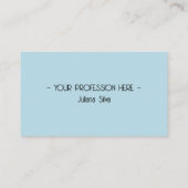 QRコードシンプルモダンミニマルBlue Instagram 名刺 (裏面)