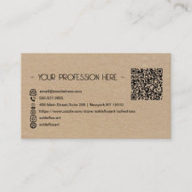 QRコードシンプルモダンミニマルBrown Instagram