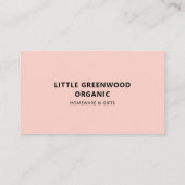 QRコードシンプルモダンミニマルPink Instagram 名刺 (裏面)