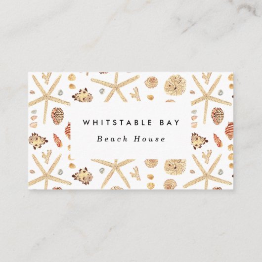 QRコードシーシェルビーチハウスコテージB&B 名刺 (裏面)