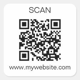 QRコードシール スクエアシール