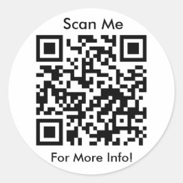 QRコードシール ラウンドシール