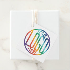 QRコードジェネレータおよびビジネスロゴモダンミニマル フェイバータグ