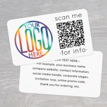 QRコードジェネレータおよびロゴモダンミニマリストホワイト